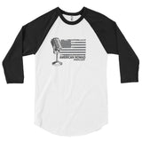 3/4 sleeve raglan shirt