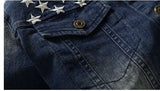 AN Vintage American Denim flag Jacket