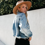 Vintage Women's Destroyed Denim Cropped