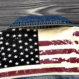 AN VINTAGE AMERICAN DENIM FLAG JACKET -Style #2