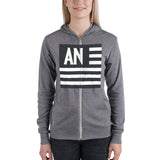 Unisex zip hoodie